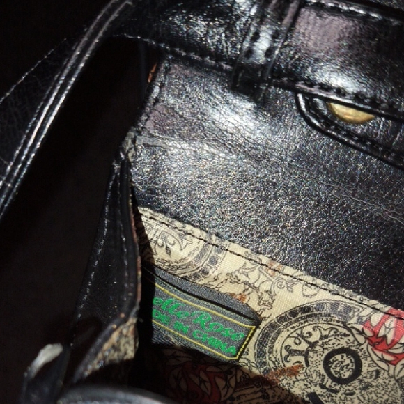 Bellerose Elegant Black and Brown Handbag - Picture 12 of 13